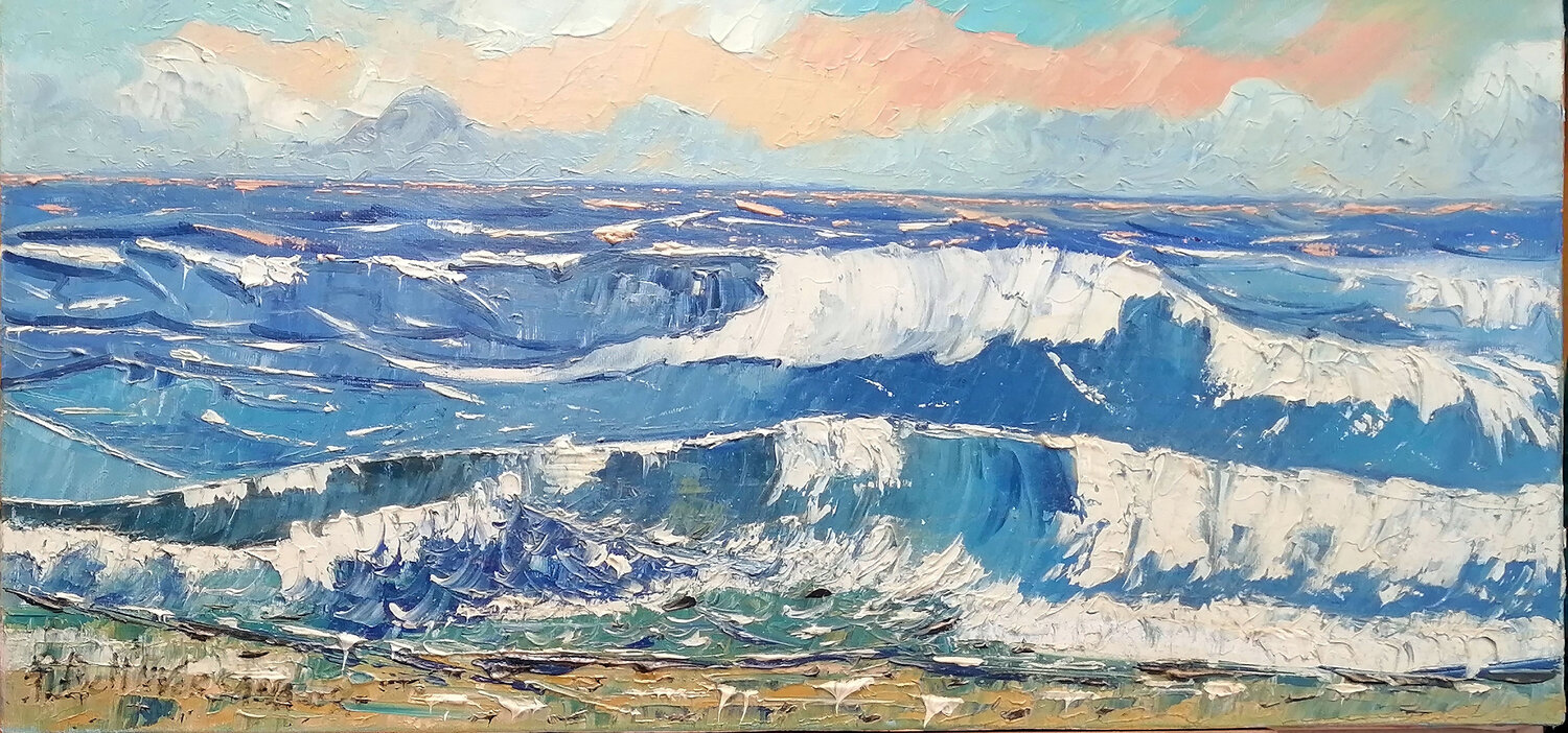"Maredi Varazze" Pietro Dell'Aversana Original painting for sale
