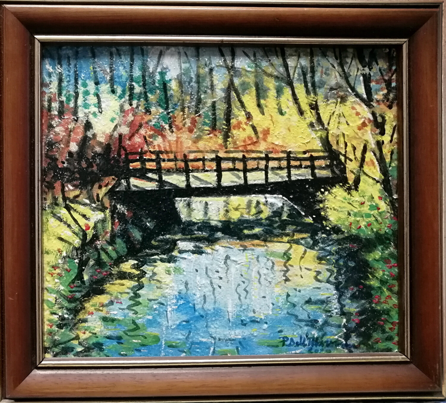 "Paesaggio Lombardo" Pietro Dell'Aversana Original painting for sale