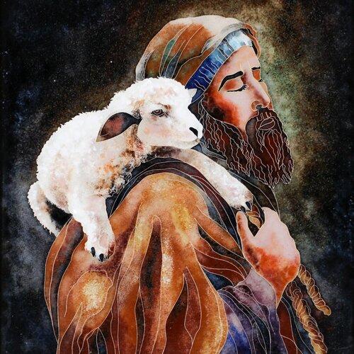 Return of the Lost Lamb by Christina Poghosyan, Painting for Sale on Select