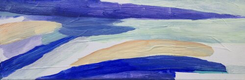 La plage bleue by joëlle piron, Painting for Sale on Select