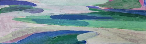 La plage verte by joëlle piron, Painting for Sale on Select