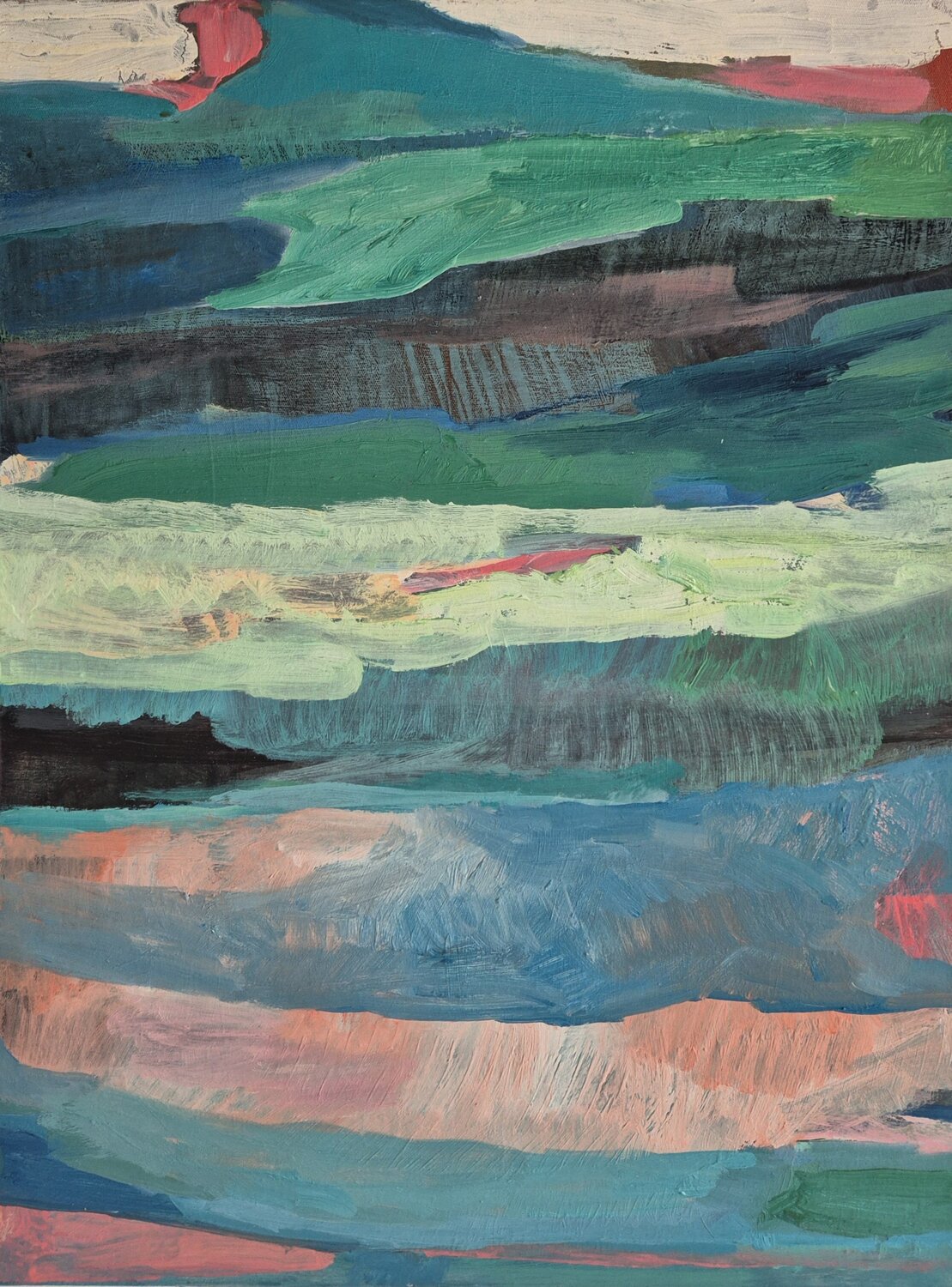 Mer verte joëlle piron Original painting for sale