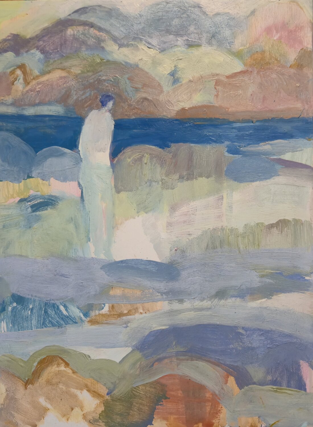 Perdu joëlle piron Original painting for sale