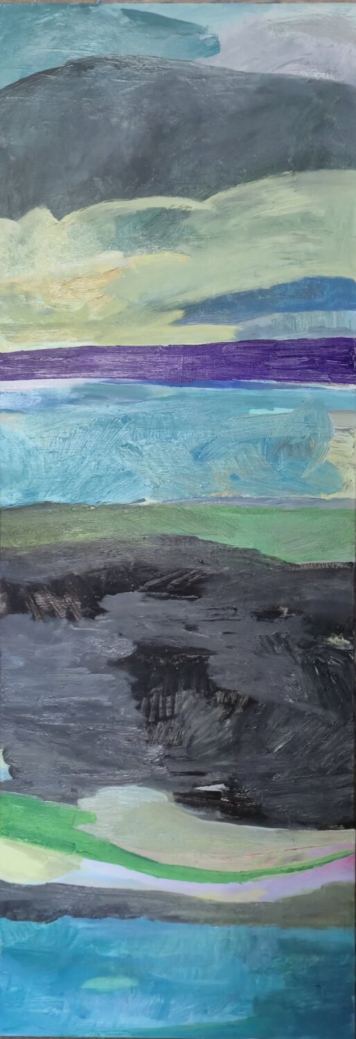 Lorsque ça s’éclaircit joëlle piron Original painting for sale