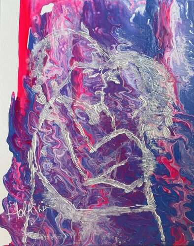 Fusion of Souls by Holly Wood, Painting for Sale on Select