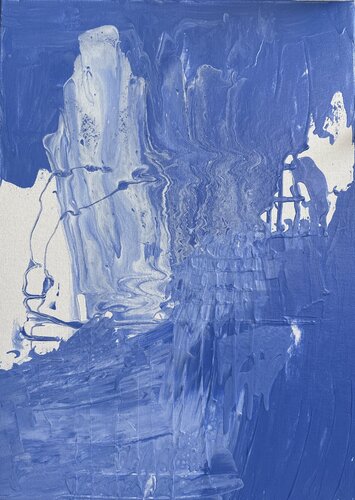 Reflections in the Stream of Memory by Holly Wood, Painting for Sale on Select