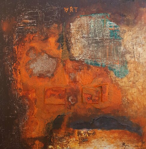 Rust 200821 by Pasquale Rapicano, Painting for Sale on Select