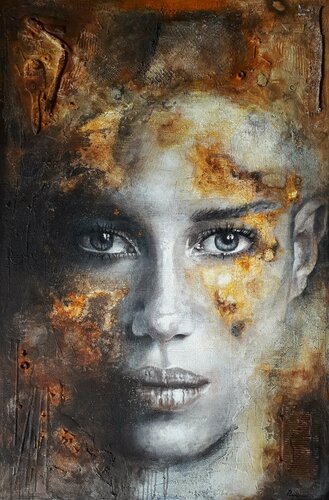 Rust 200815 by Pasquale Rapicano, Painting for Sale on Select