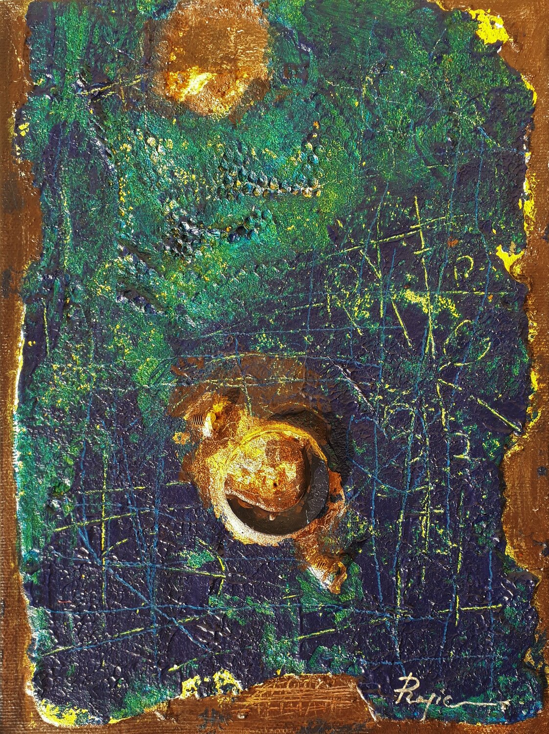 Rust 210115 Pasquale Rapicano Original painting for sale