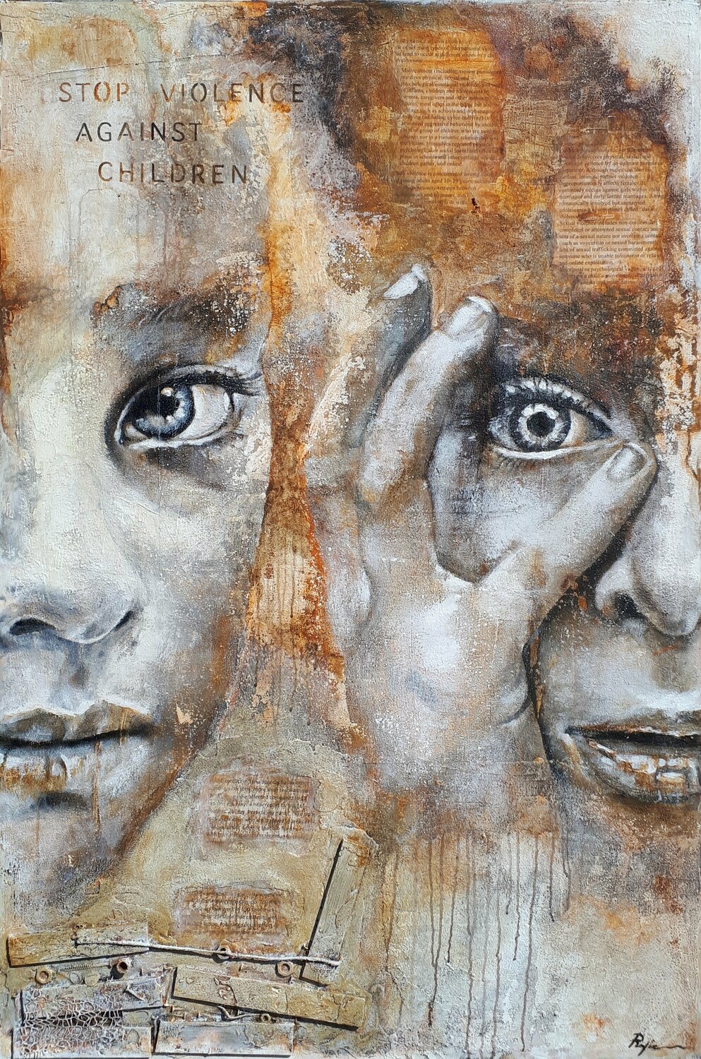Rust 210905 Pasquale Rapicano Original painting for sale