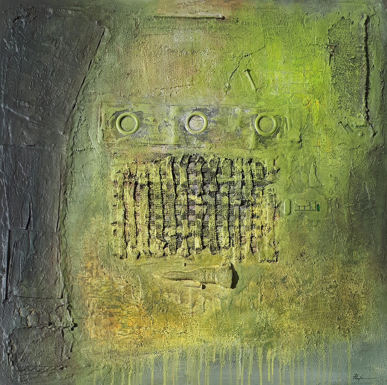 Green 1 Pasquale Rapicano Original painting for sale