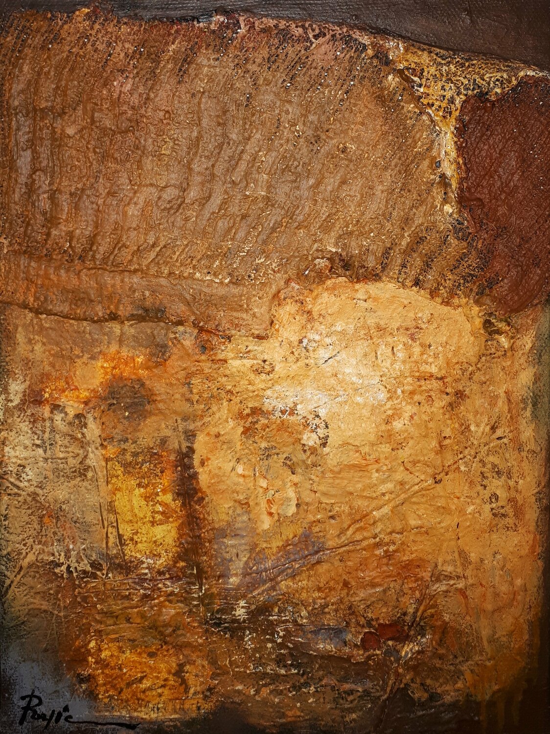 Rust 200604 Pasquale Rapicano Original painting for sale