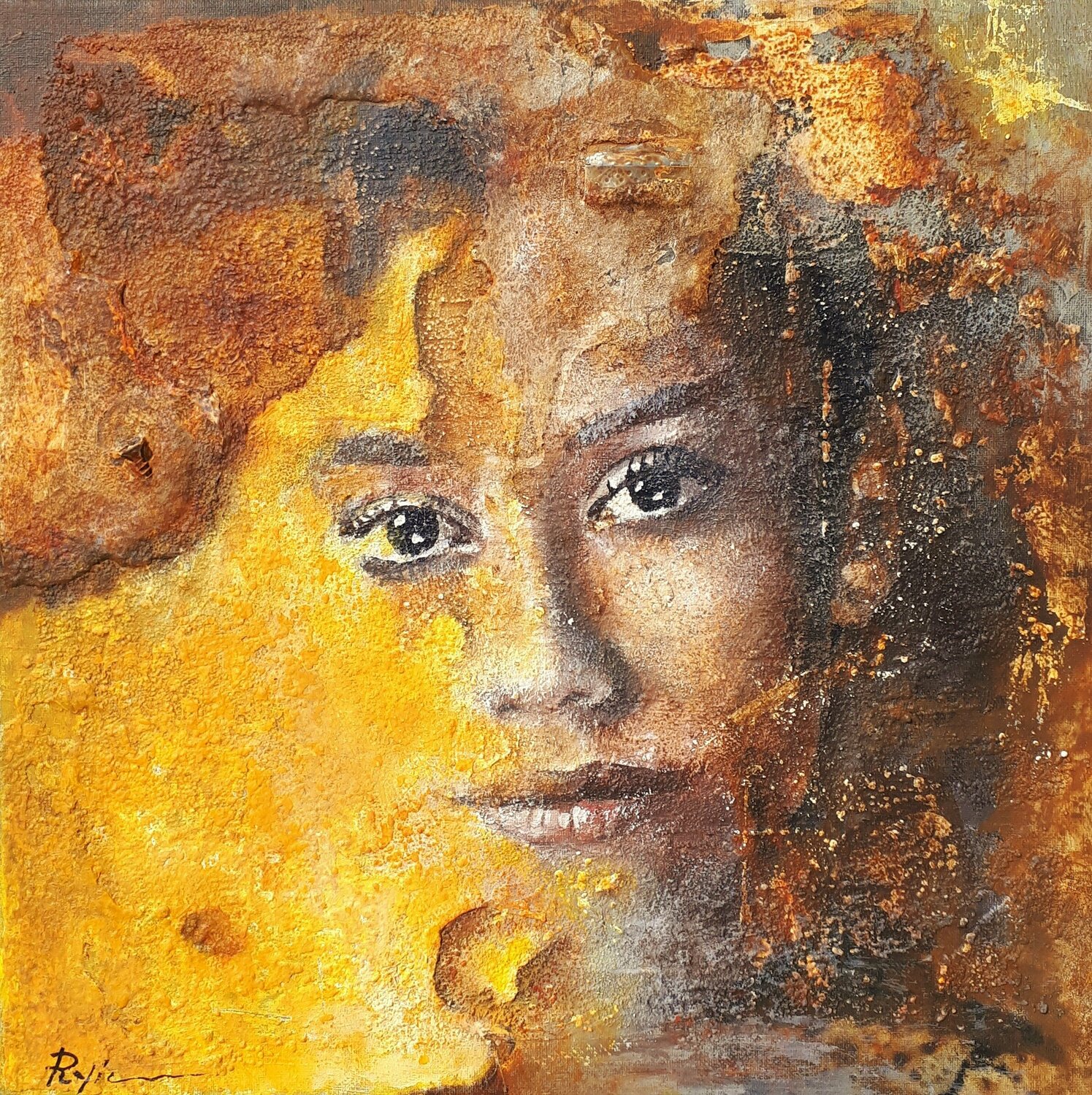 Rust 200717 Pasquale Rapicano Original painting for sale