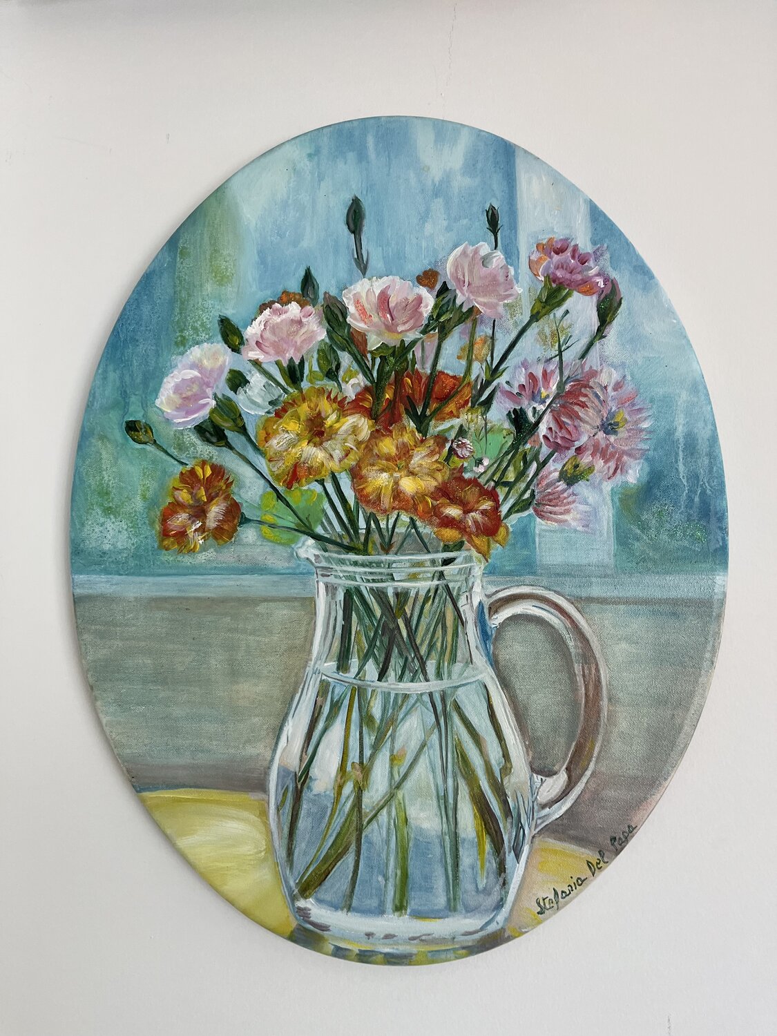 Vaso di fiori Stefania Del Papa Original painting for sale