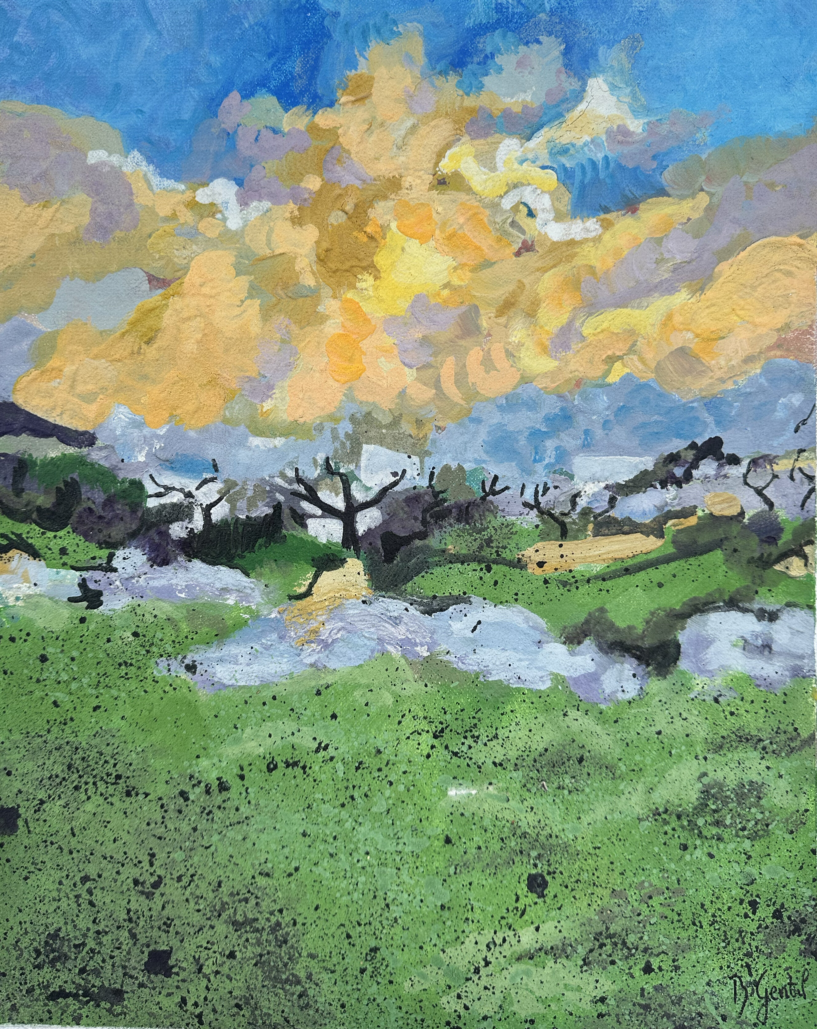 Nuage jaune
