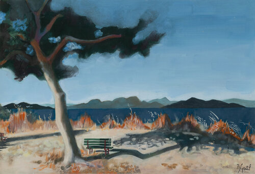 Vue de Moni by Bertille Gentil, Painting for Sale on Select
