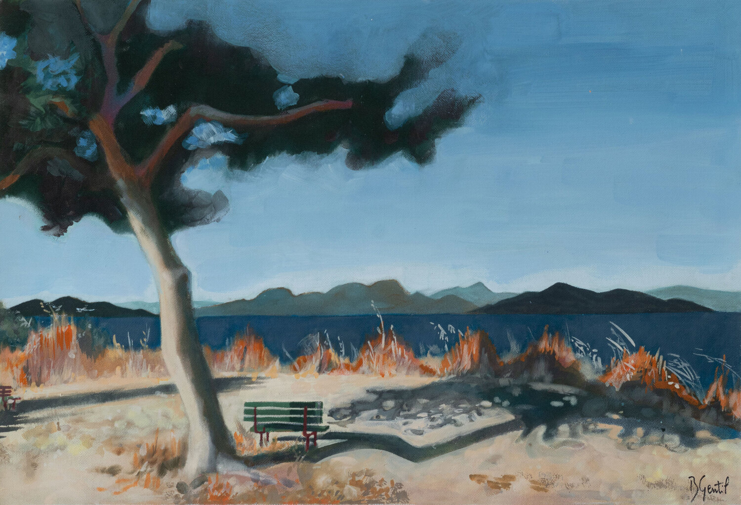 Vue de Moni Bertille Gentil Original painting for sale