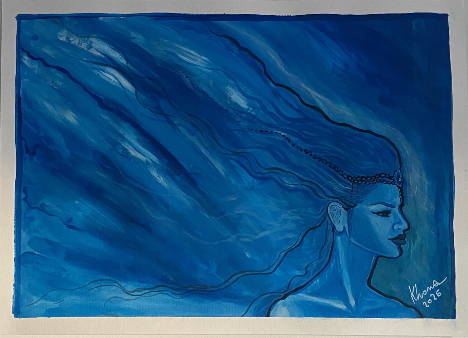 Regalità katia cona vitello Original painting for sale