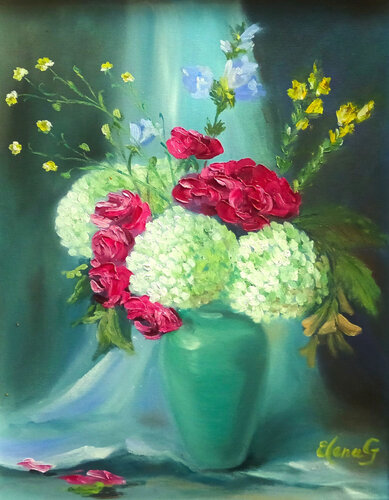 Summer's Bounty. by Elena Gaevskaya, Painting for Sale on Select
