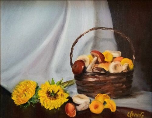 Lavish August. by Elena Gaevskaya, Painting for Sale on Select