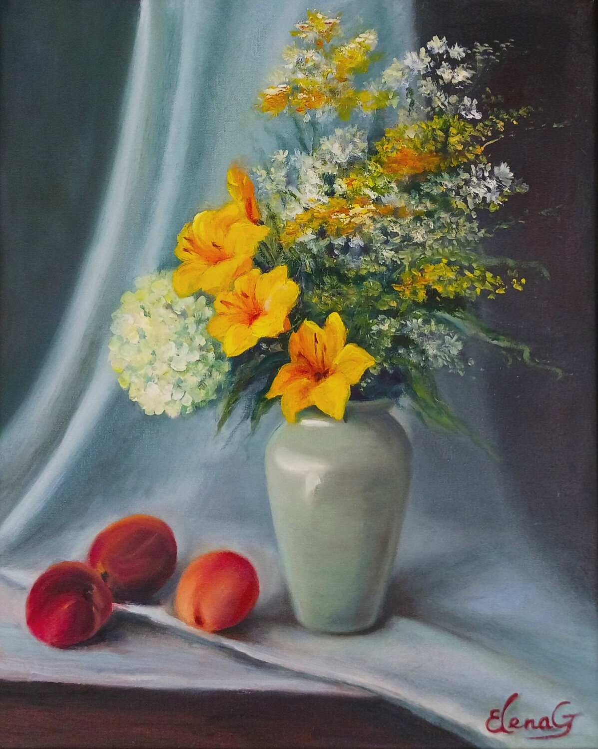 August Elena Gaevskaya Original painting for sale