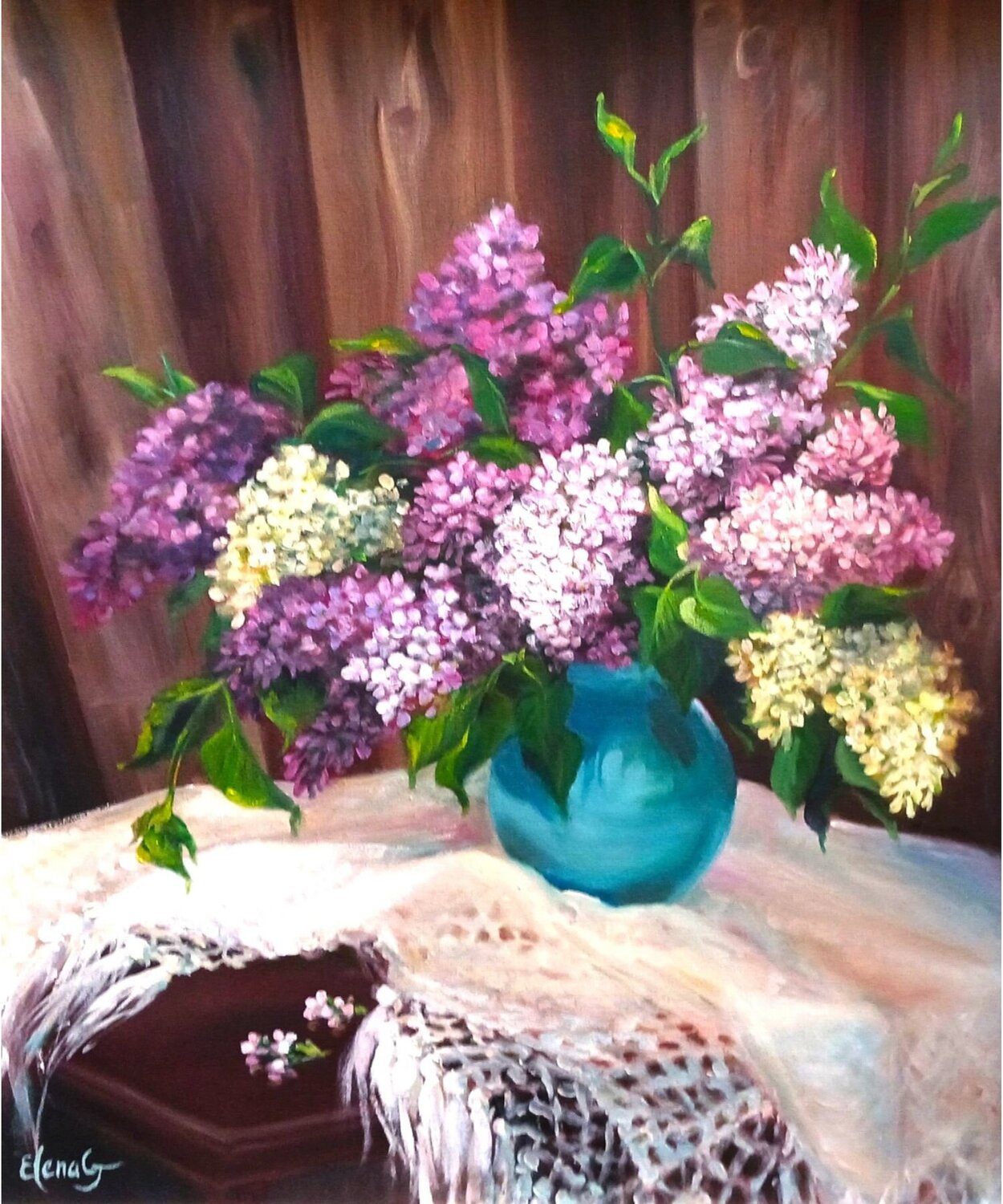 Fragrant May. Elena Gaevskaya Original painting for sale