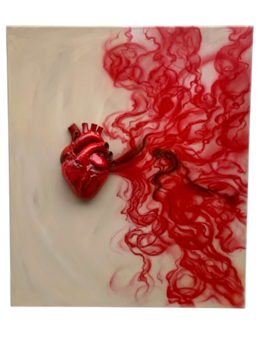 Cordis Sanguis by Caroline Hufnagel, Painting for Sale on Select