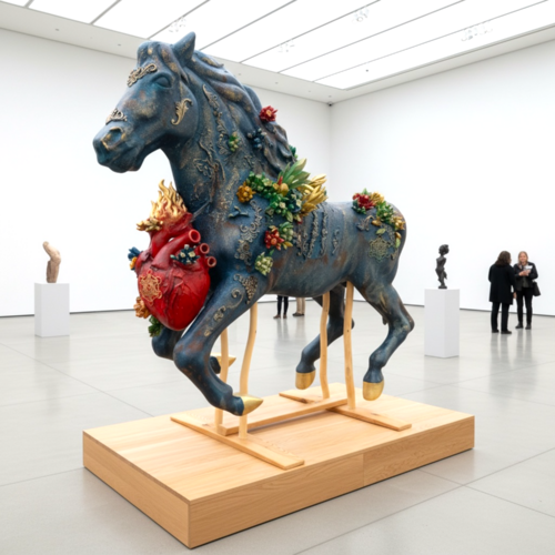 Equus Ignis by Caroline Hufnagel, Sculpture for Sale on Select