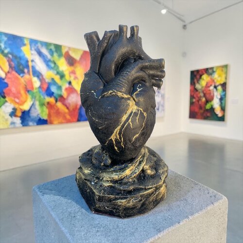 Cordis Varians Aurum by Caroline Hufnagel, Sculpture for Sale on Select