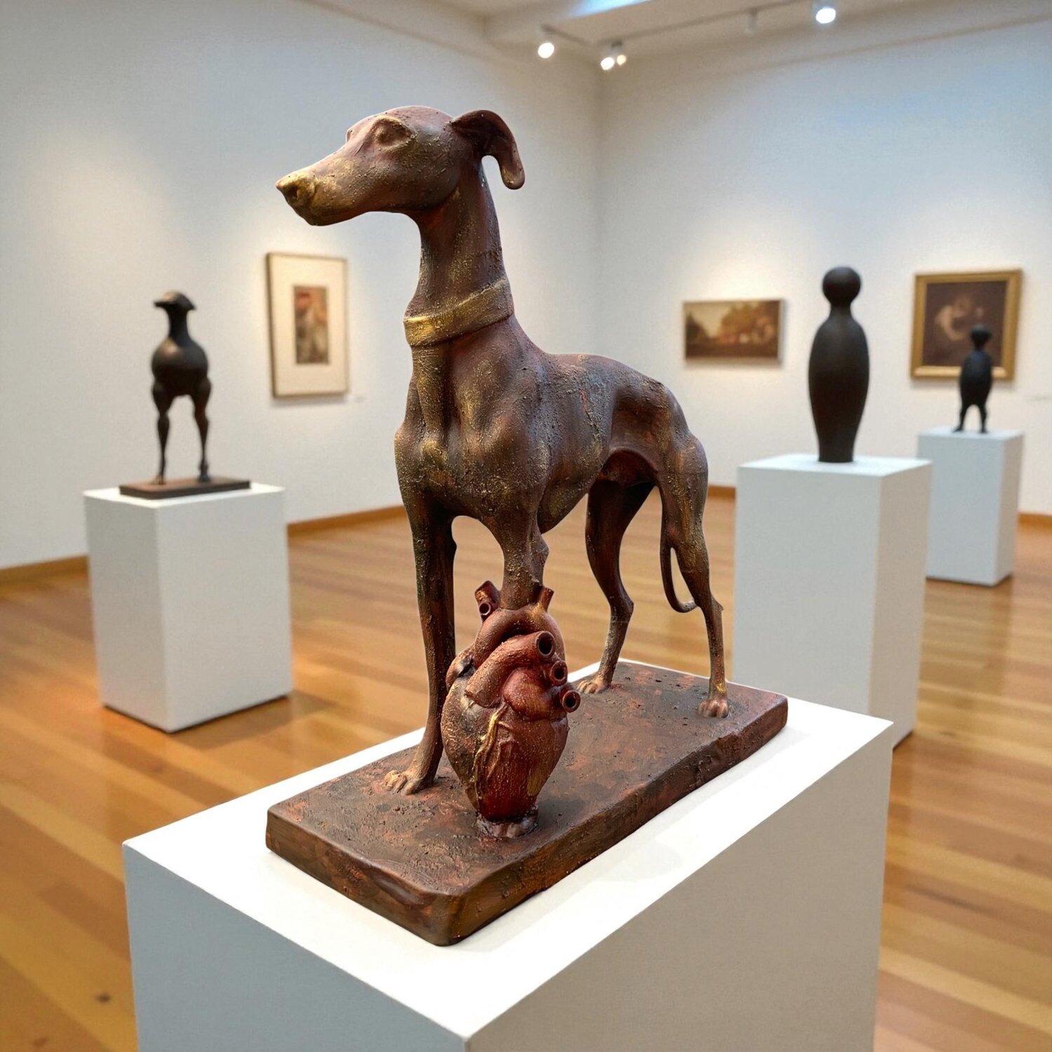 Cor Galgo Caroline Hufnagel Sculpture for sale