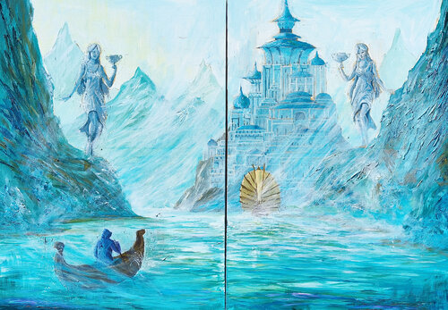 La Soglia dell' Anima by Marco Manni, Painting for Sale on Select