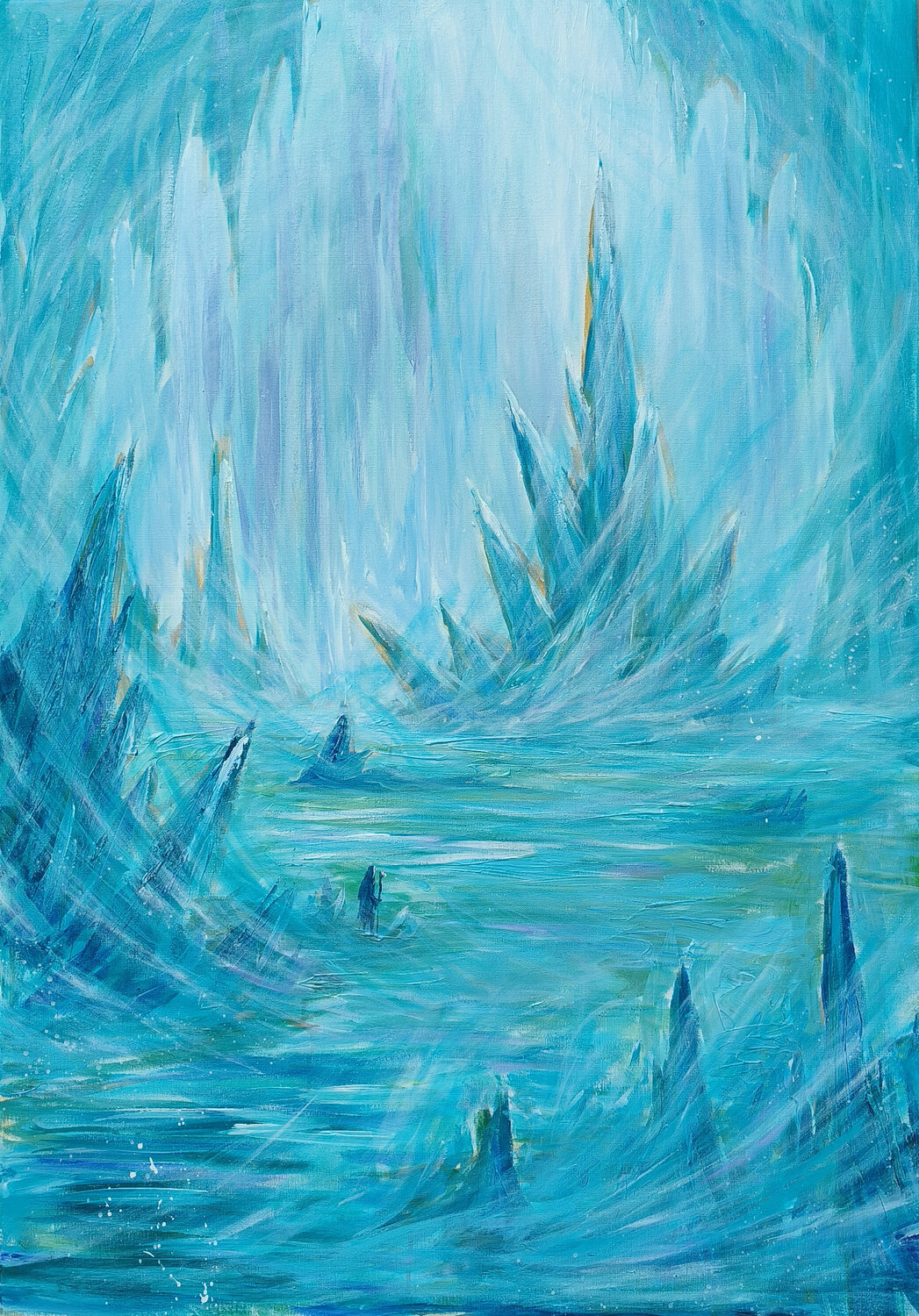 Echi Sotterranei Marco Manni Original painting for sale