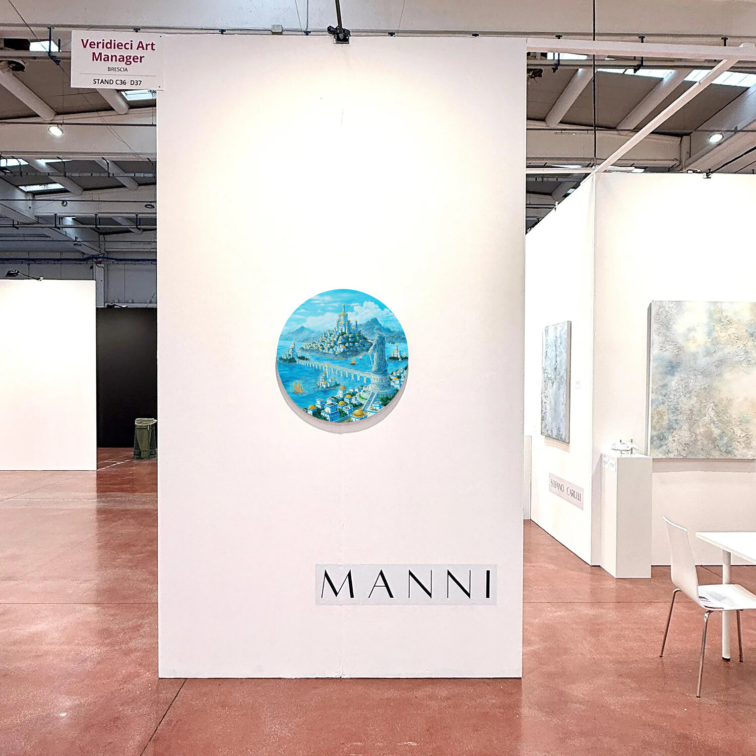 "La Città Dorata" Marco Manni Original painting for sale