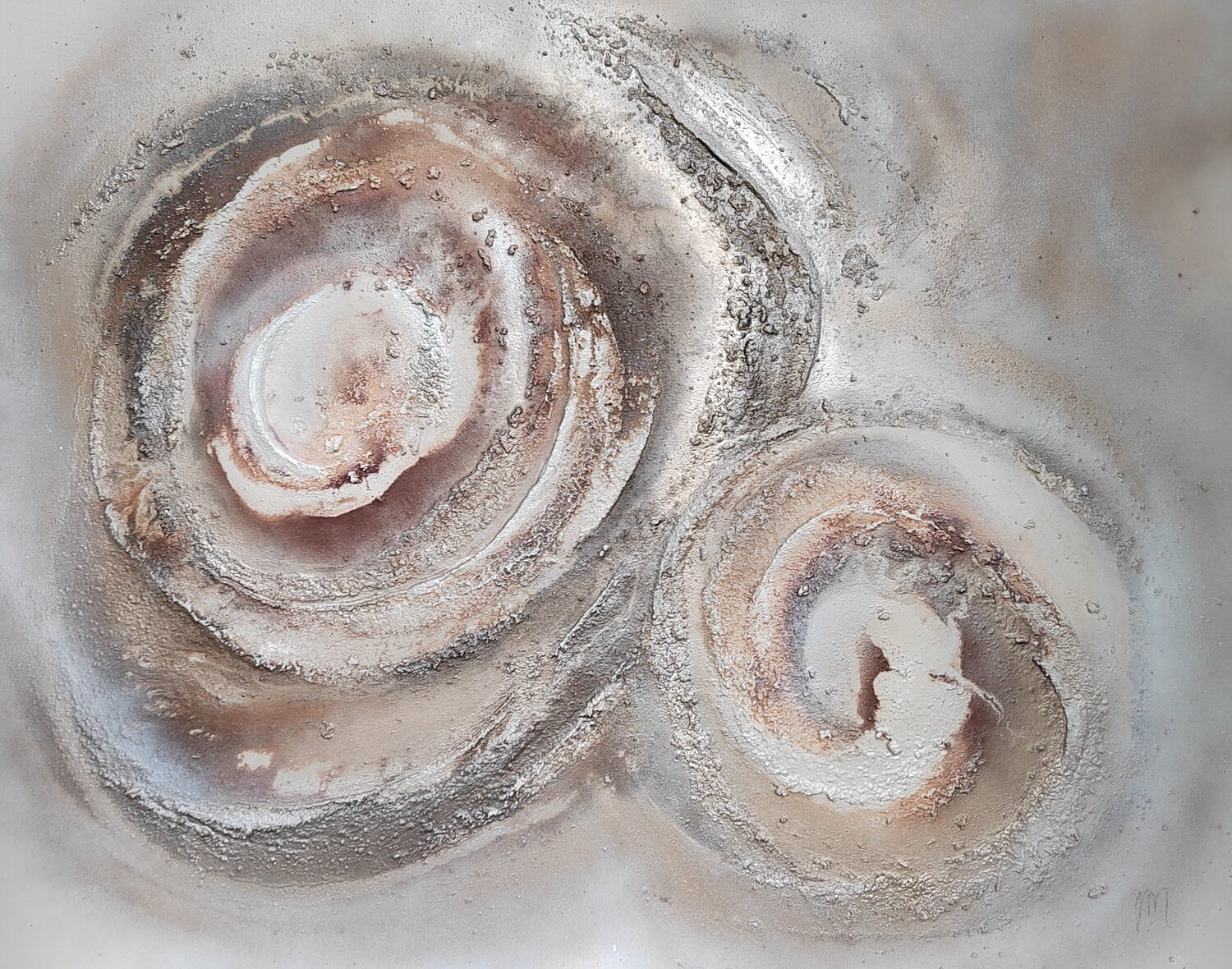 "Where we collided" Jenna Myllykoski Original painting for sale