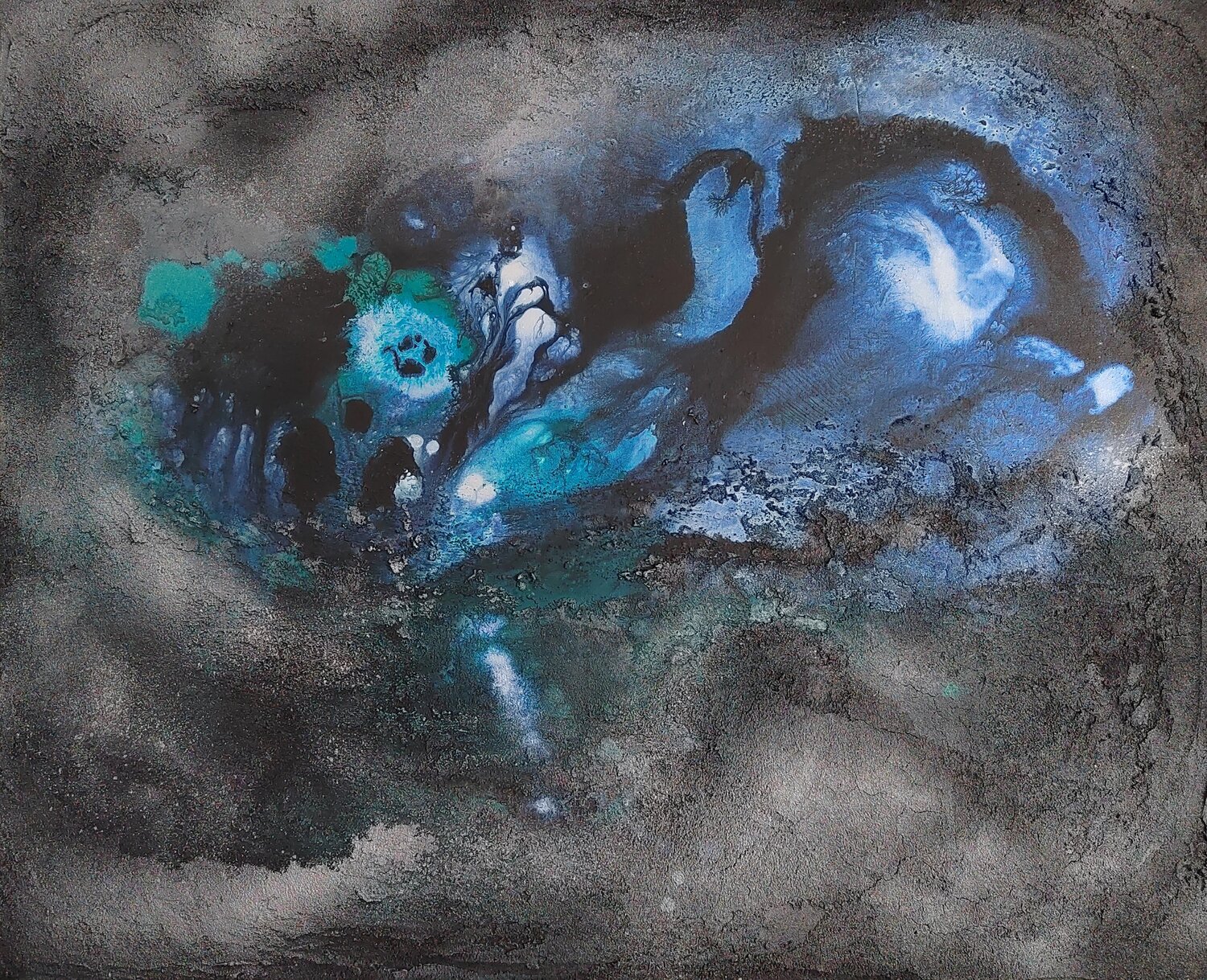 "Down the rabbit hole" Jenna Myllykoski Original painting for sale