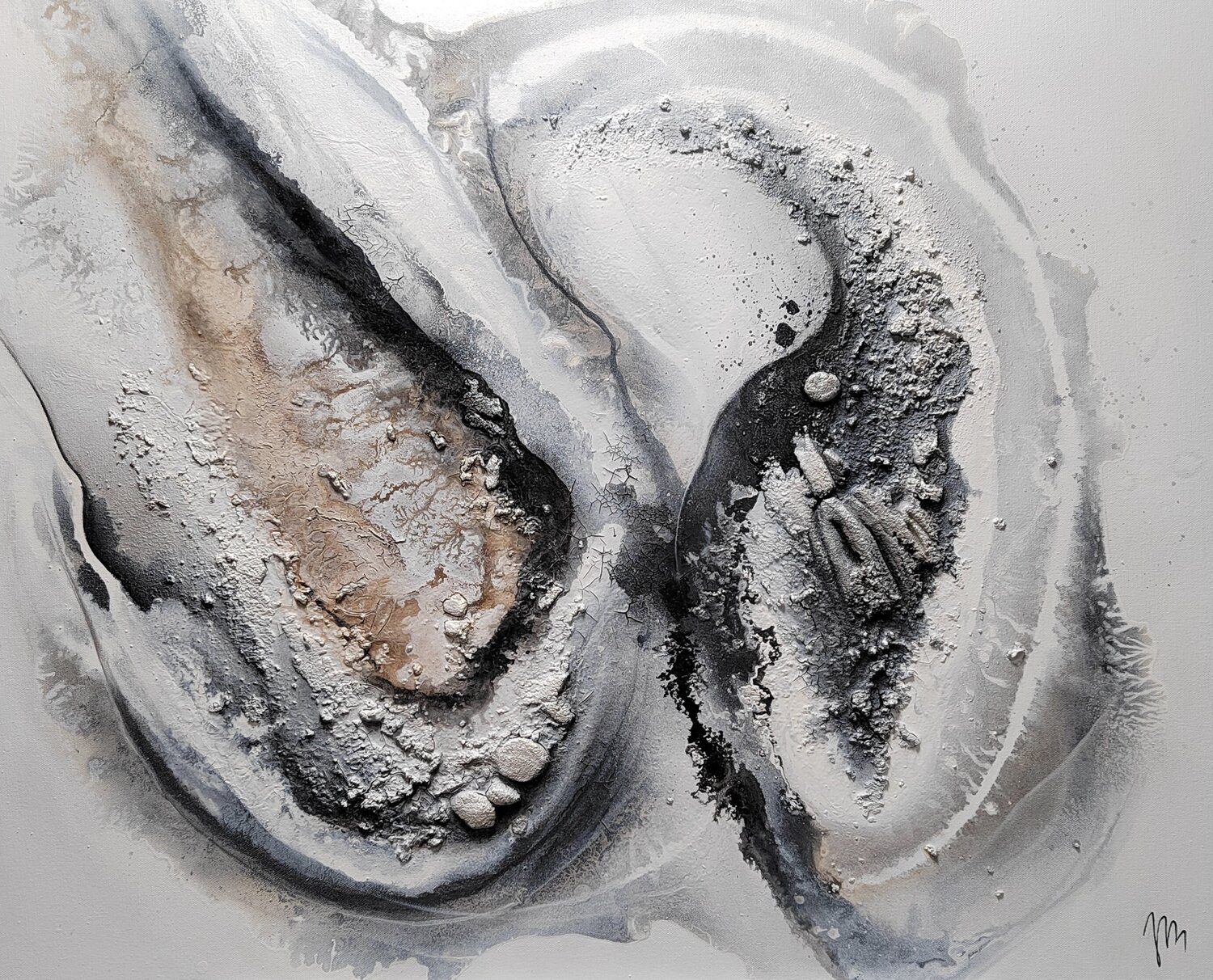 "Chaos of becoming" Jenna Myllykoski Original painting for sale