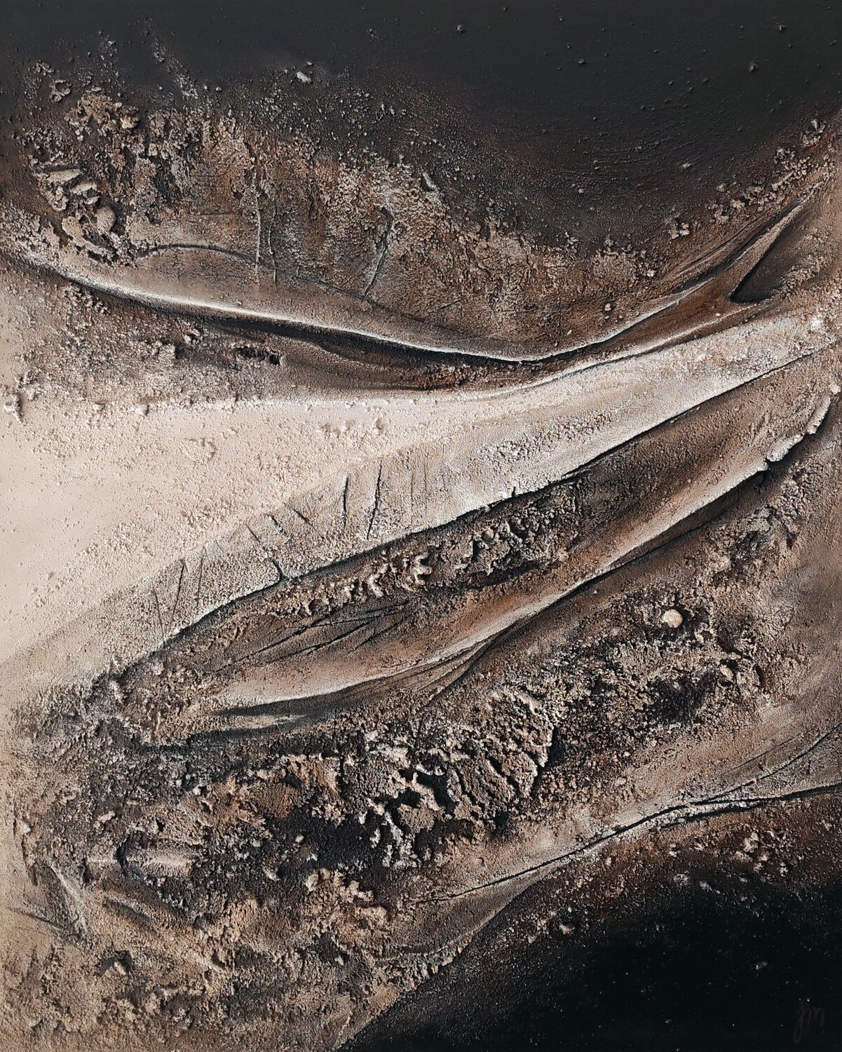 "Unexplored terrain III" Jenna Myllykoski Original painting for sale