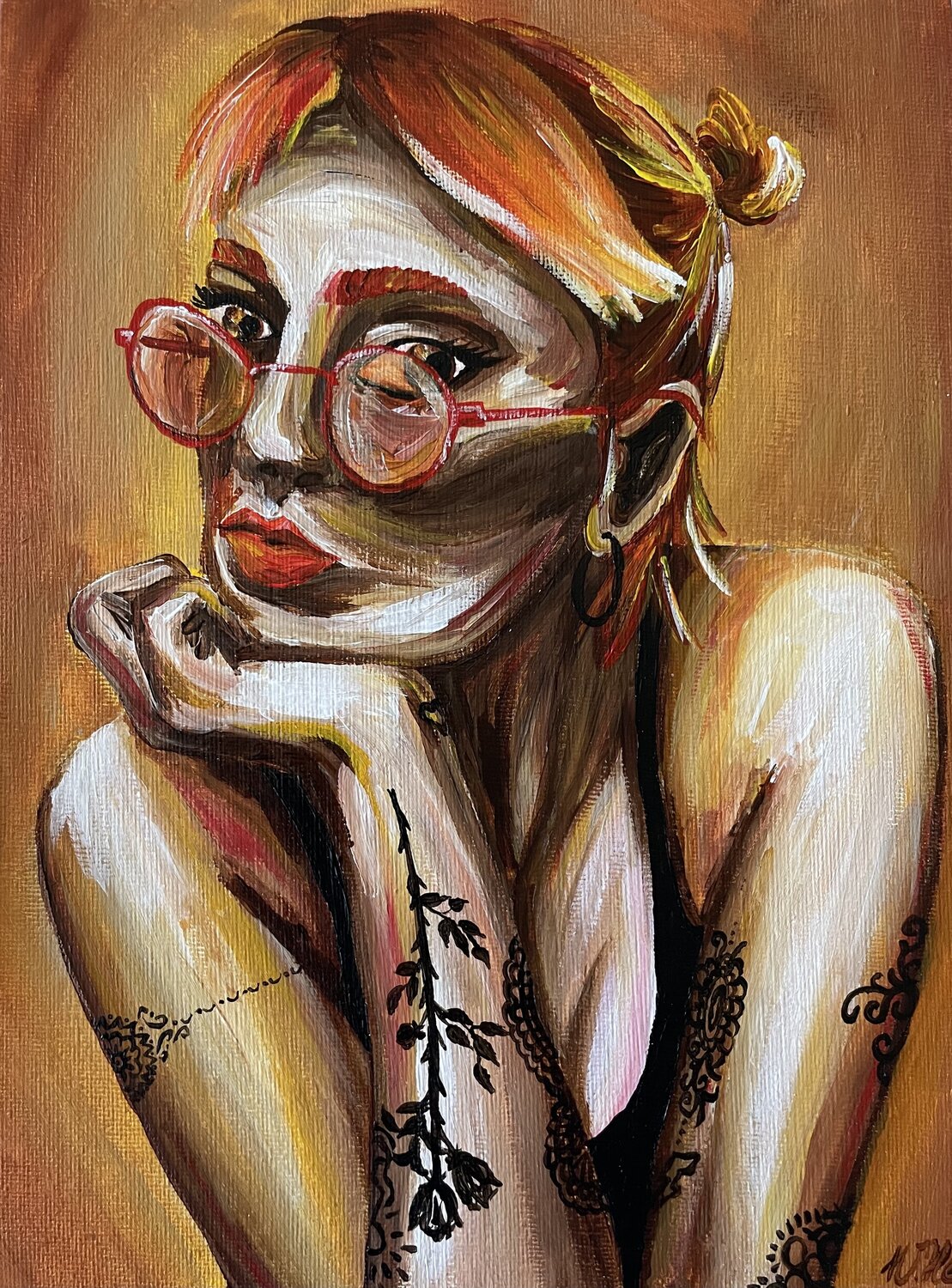 Beneath the Surface Wendy Habegger Original painting for sale