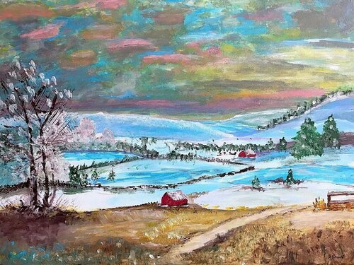 Winter's Pallet by Bert Grant, Painting for Sale on Select