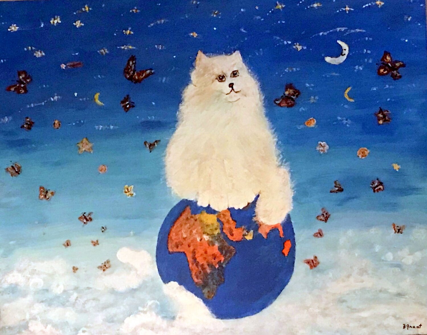 Top Cat Bert Grant Original painting for sale