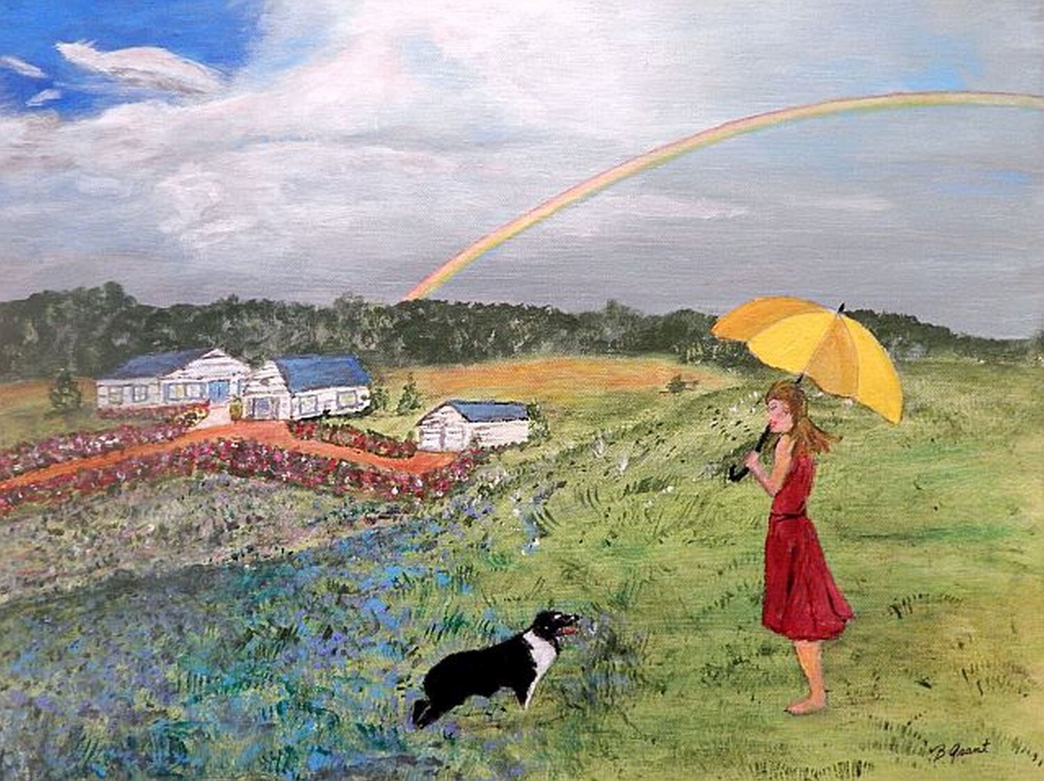 The Storm is Passing Bert Grant Original painting for sale