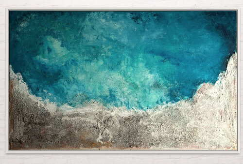 La mer m'appelle by Christine Marquardt, Painting for Sale on Select