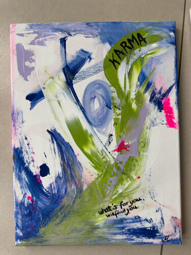 Karma by Christine Marquardt, Painting for Sale on Select