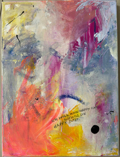 Happy Jetzt by Christine Marquardt, Painting for Sale on Select