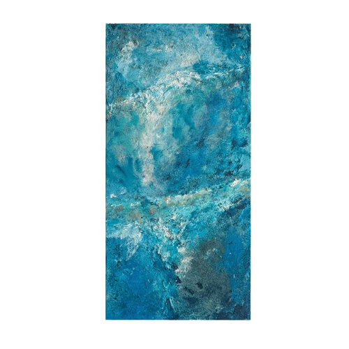 La bleu by Christine Marquardt, Painting for Sale on Select
