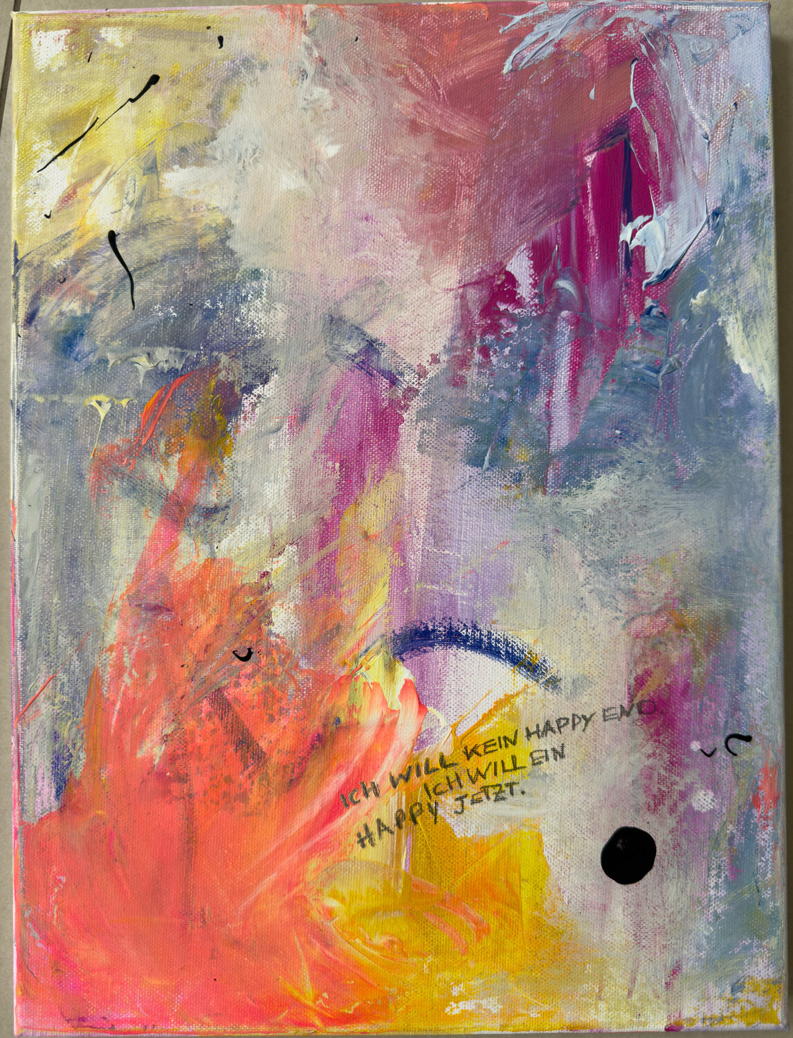 Happy Jetzt Christine Marquardt Original painting for sale