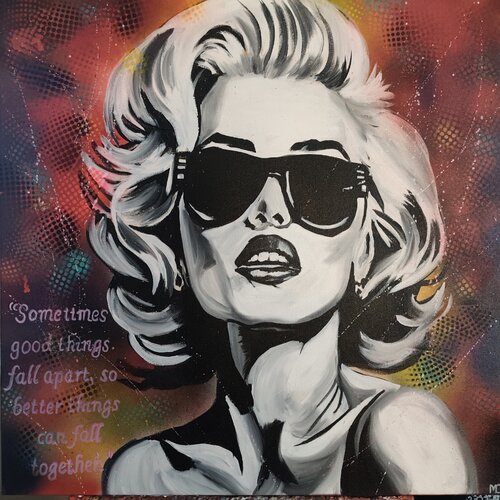 "Marilyn" by Marcell Dergecz, Painting for Sale on Select