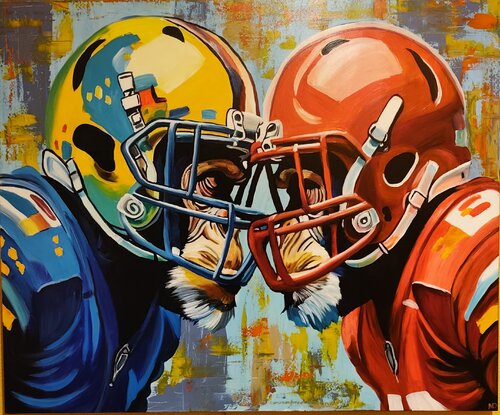 "No Fear" by Marcell Dergecz, Painting for Sale on Select