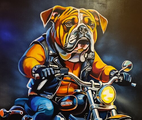"Chrome & Wrinkles" by Marcell Dergecz, Painting for Sale on Select
