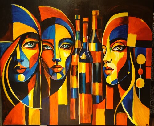 "Velvet Night" by Marcell Dergecz, Painting for Sale on Select